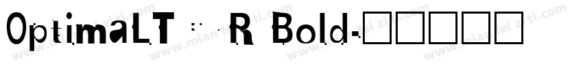 0ptimaLTCYR Bold字体转换
